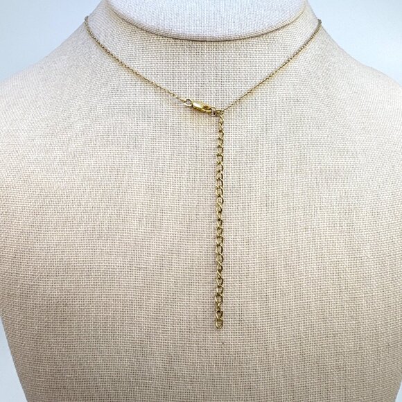 VTG Sterling Silver 925 Jade Circle Pendant Necklace  Cable Chain 18" Adjustable - Picture 8 of 14